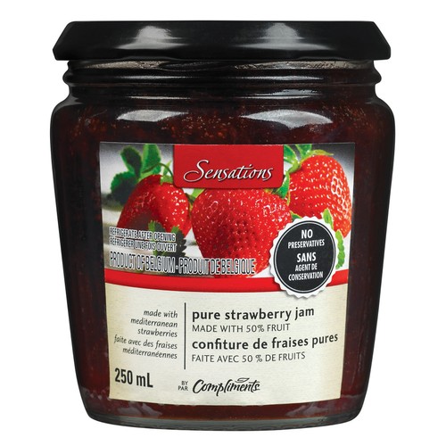 Sensations Pure Jam Mediterranean Strawberry 250 ml