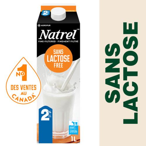 Natrel Lactose-Free 2% Milk 1 L