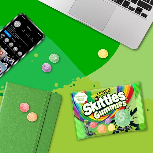 Skittles Gummies Sour 48 g