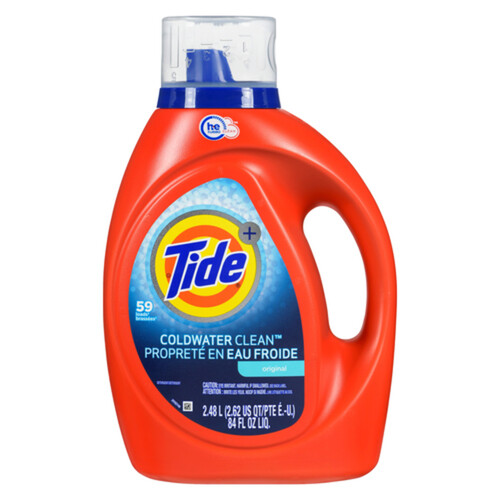 Tide Liquid Laundry Detergent Cold Water Original 2.48 L