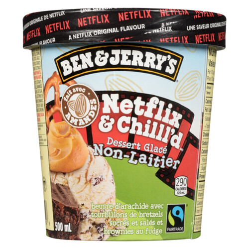 Ben & Jerry's NonDairy Ice Cream Netflix & Chill 500 ml Voilà Online