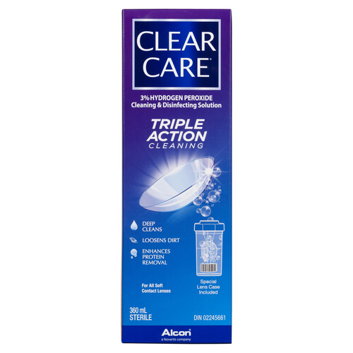 Alcon Clear Care Contact Lens Solution 360 ml