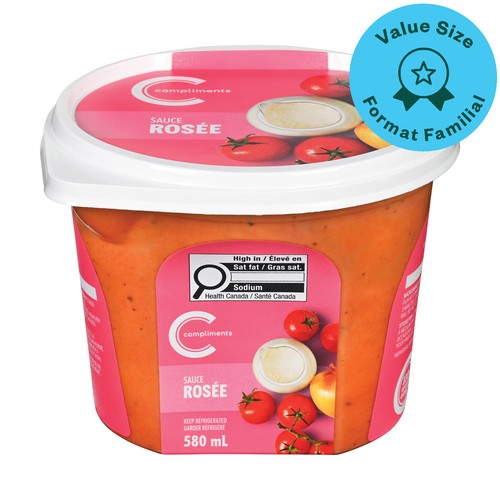 Compliments Pasta Sauce Rosée 580 ml