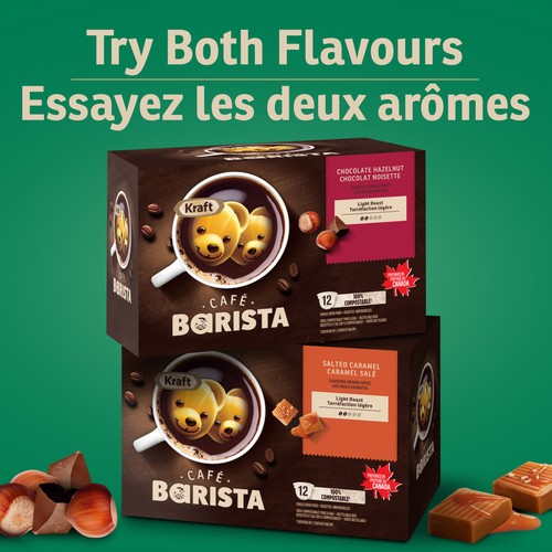 Kraft Cafe Barista Coffee Pods Chocolate Hazelnut 12 Single Serve 120 g