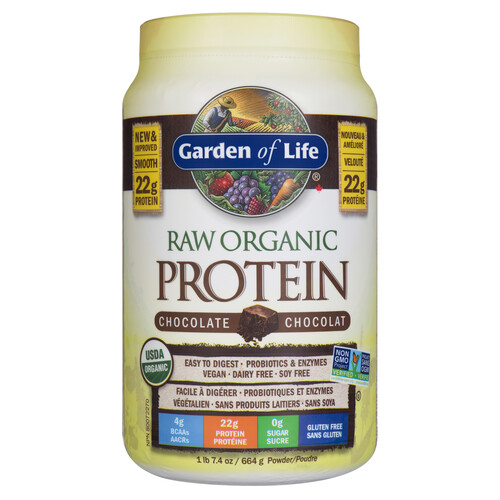 Garden of Life Organic Raw Chocolate Protein 664 g