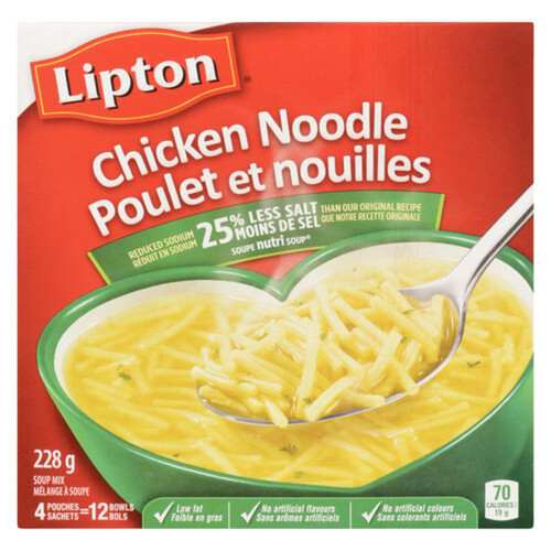 Lipton Dry Soup Mix Chicken Noodle For A Quick Classic Noodle Soup 228 g