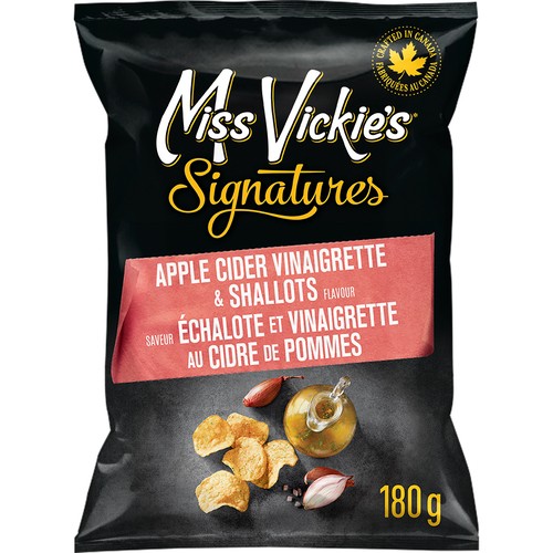 Miss Vickie's Signatures Potato Chips Apple Cider Vinaigrette And Shallots 180 g
