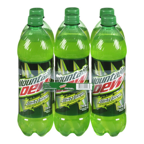 Mountain Dew Soda Citrus Charge 6 x 710 ml (bottles) - Voilà Online  Groceries & Offers