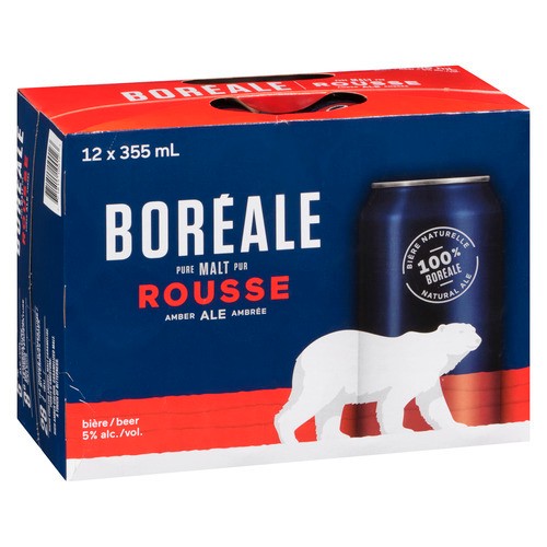 Boreale Rousse Cans Beer 12 x 355 ml
