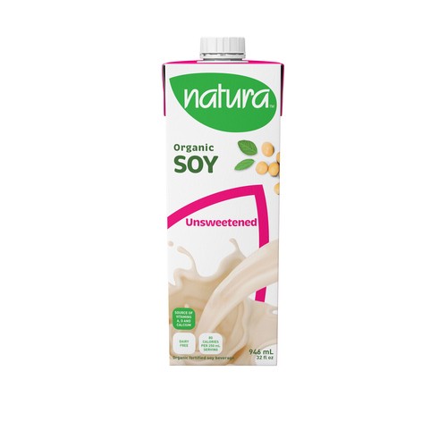 Natura Organic Soy Beverage Unsweetened 946 ml