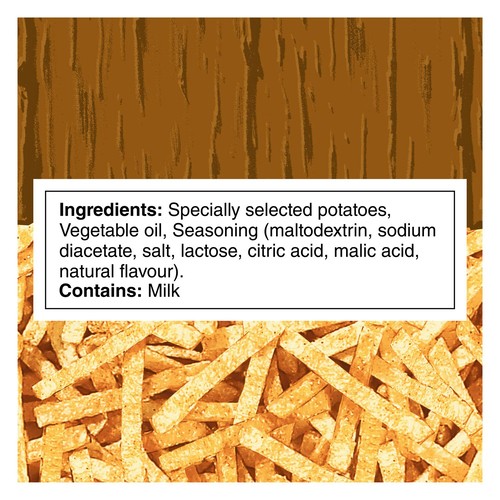 Hostess Hickory Sticks Salt & Vinegar Flavoured Potato Sticks 275 g
