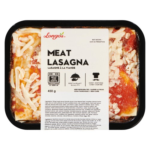 Longo's Meat Lasagna 450 g