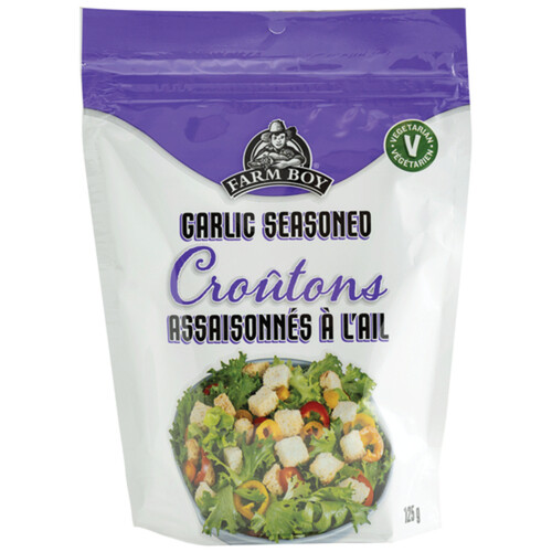 Farm Boy Croutons Garlic Seasoned 125 g