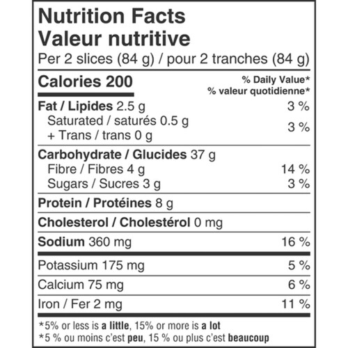 Dempster’s Sandwich Bread 100% Whole Wheat Texas Toast 675 g