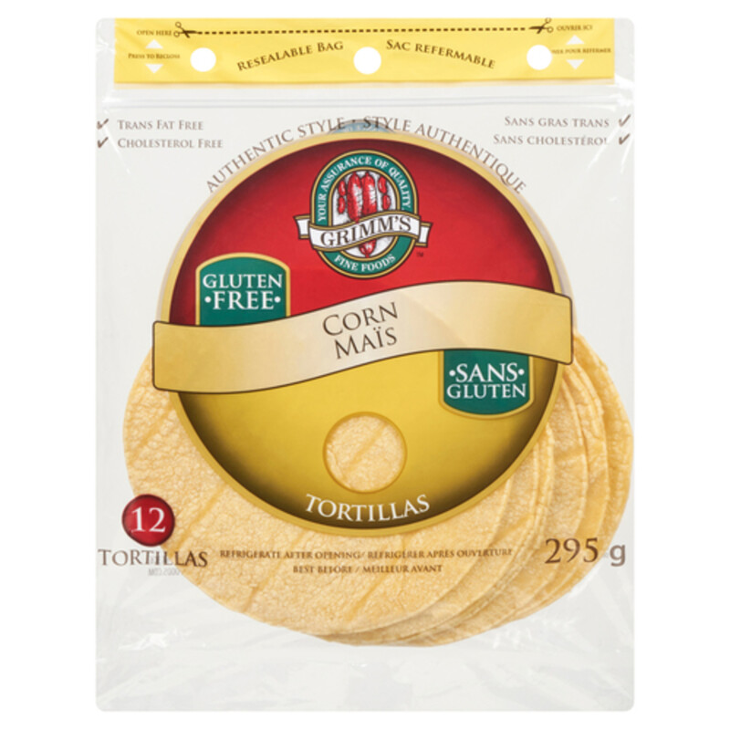 Grimm's Fine Foods Corn Tortilla Wrap 295 g Voilà Online Groceries
