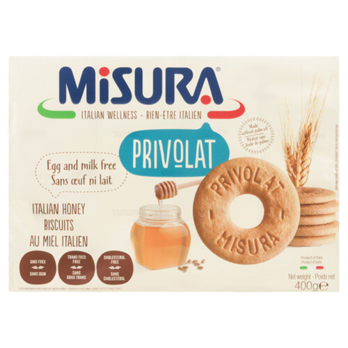 Misura Eggs & Milk Free Biscuits Privolat 400 g