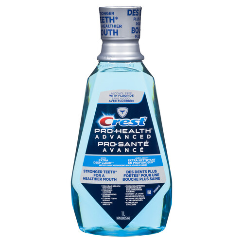 Crest Pro Health Advanced With Extra Deep Clean Mouthwash 1 L