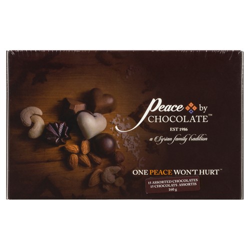 Peace By Chocolate 15 Assorted Chocolates 160 g