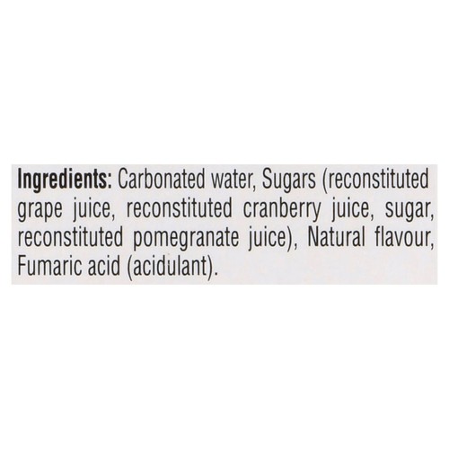 Ocean Spray Sparkling Juice Cranberry Pomegranate 6 x 340 ml (cans)