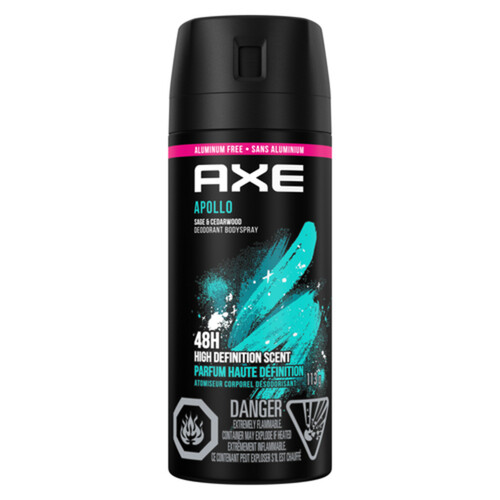 Axe Deodorant Bodyspray Apollo Sage & Cedarwood 113 g