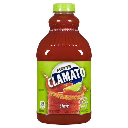 Mott's Clamato Juice Lime 1.89 L (bottle)