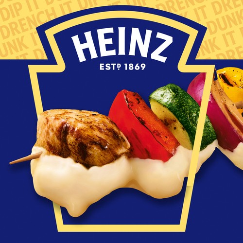 Heinz Mayonnaise Style Sauce Garlic Parmesan 340 ml