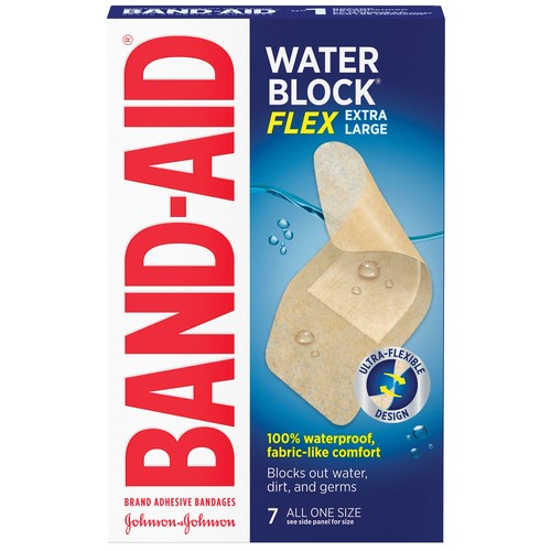 Band-Aid Bandages Water Block Flex Extra Large 7 EA