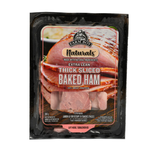 Farm Boy Thick Sliced Baked Ham Naturals 300 g
