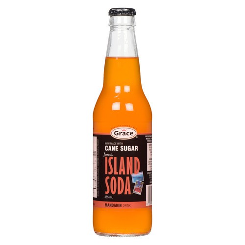 Grace Island Soda Mandarin 355 ml (bottle)