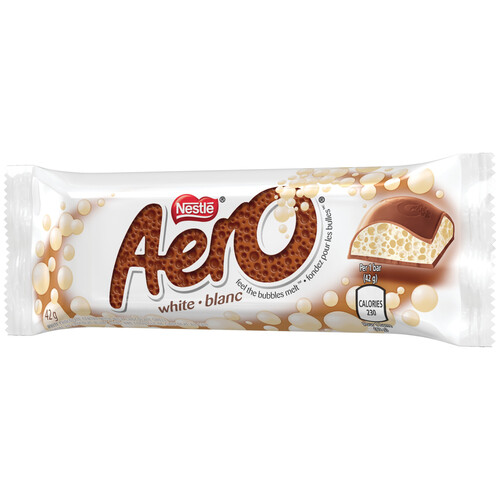 Nestlé Aero Chocolate Bar White 42 g - Voilà Online Groceries & Offers