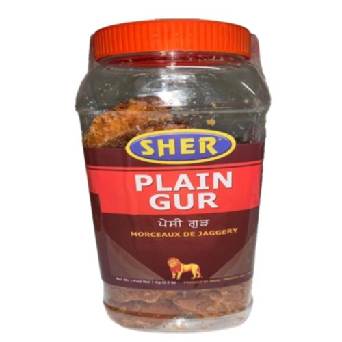 Sher Jaggery Sugar Gur Plain 1 kg