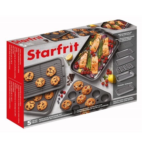 Starfrit Non Stick Bakeware Set 5 Pieces 1 Pack 