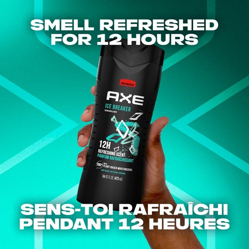 Axe Body Wash Ice Breaker For Long-Lasting Freshness 473 ml