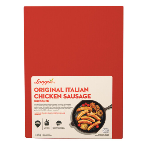 Longo's Frozen Chicken Sausages Original Italian 1.4 kg