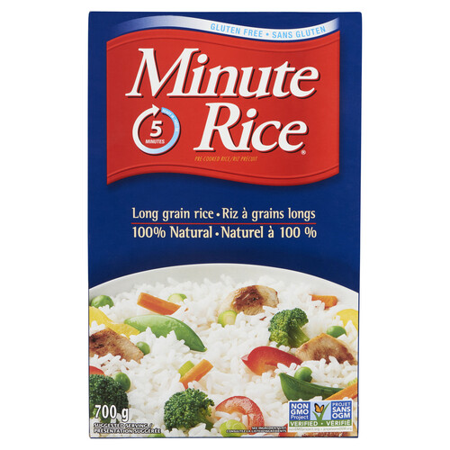 Minute Rice Gluten-Free Long Grain Rice 700 g