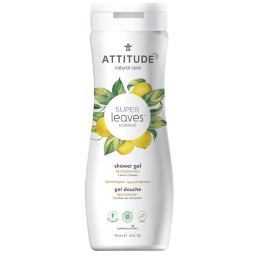 Attitude Shower Gel Super Leaves Natural Regenerating Lemon Leaves 473 ml