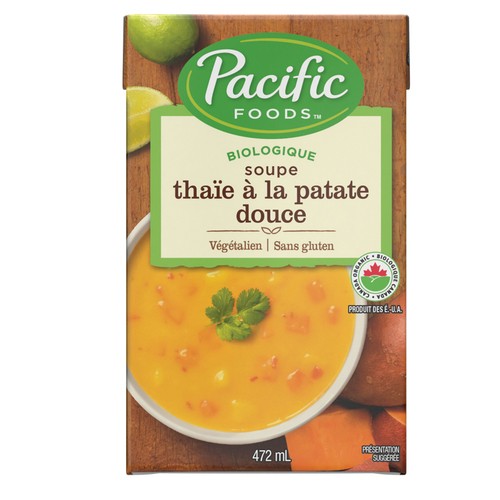Pacific Foods Organic Gluten-Free Soup Thai Sweet Potato 472 ml