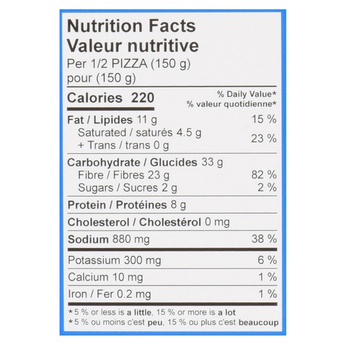 Unbun Foods Keto Gluten-Free Grain-Free Frozen Pizza Spinach Mushroom 299 g