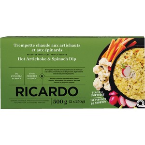 RICARDO Frozen Dip Hot Artichoke & Spinach 500 g - Voilà Online ...