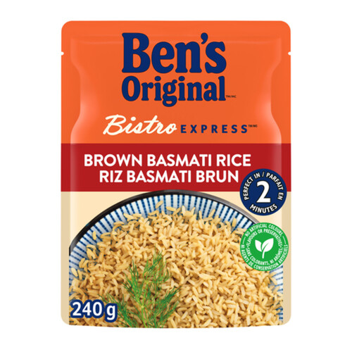 Ben's Original Bistro Express Side Dish Brown Basmati Rice 240 g