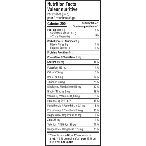 Dempster's Protein Whole Grain Bread 600 g