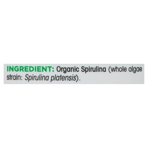 Organika Organic Spirulina Algae Powder Blue Green 300 g