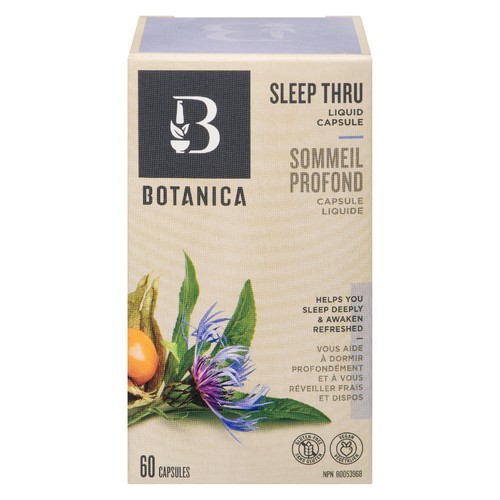 Botanica Sleep Thru Liquid Capsule 60 Count