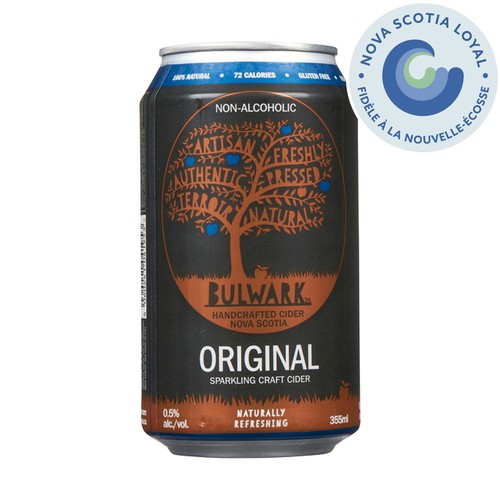 Bulwark Sparkling Non-Alcoholic Cider Original 355 ml (can)