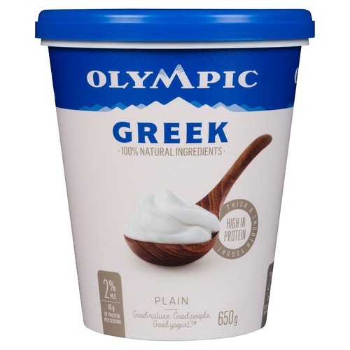 Olympic 2% Greek Yogurt Plain 650 g