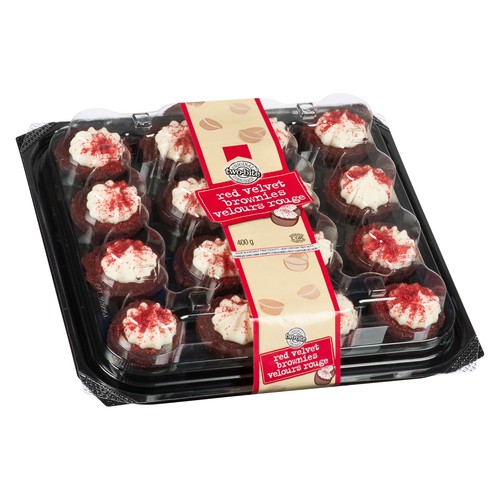 Two Bite Red Velvet Brownie Tray 400 g