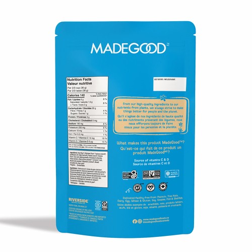 MadeGood Star Puffed Crackers Sea Salt 121 g