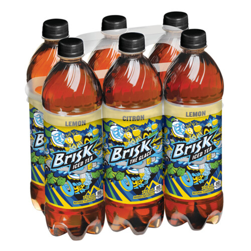 Lipton Brisk Iced Tea Lemon 6 x 710 ml (bottles)