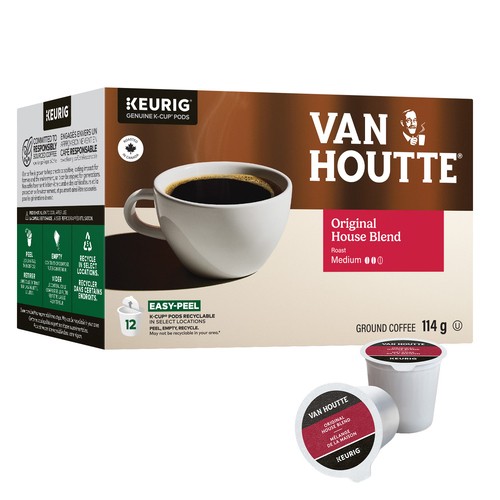 Van Houtte Coffee Original House Blend Medium Roast 12 K-Cups 114 g