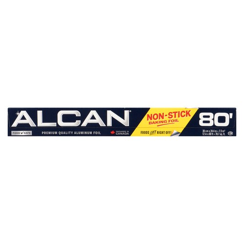 Alcan Non-Stick Baking Foil 12 Inch x 80 Feet 